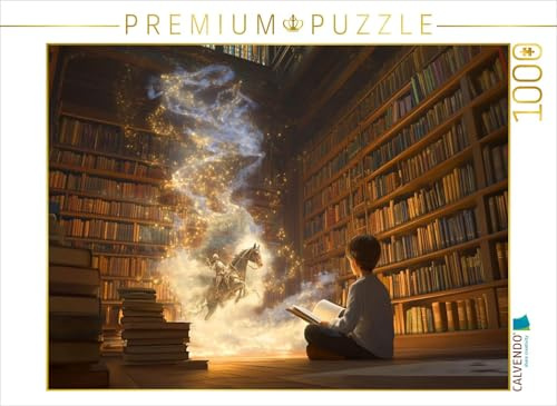 Puzzle · Helden der Kindheit - Junge liest EIN Buch | 1000 Teile · Lege-Größe 64 × 48 cm · CALVENDO Puzzle