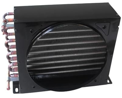1 Réfrigérateur Congélateur Compatible Avec Keweili, Condenseur Avec Ventilateur, Tube En Cuivre, Condenseur À Ailettes En Aluminium Refroidi Par Air, Radiateur Carré, Évaporateur(1pcs 0.25HP)