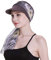 Newsboy Cap für Damen, Chemo-Kopfbedeckung mit Schals, Geschenke, Haarausfall, ganzjährig erhältlich, GRAU, Einheitsgröße