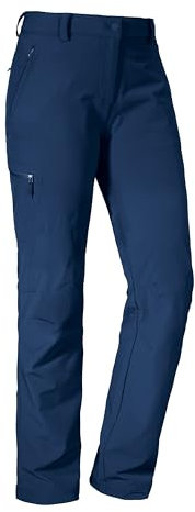 Schöffel Damen Pants Ascona, leichte und komfortable Wanderhose für Frauen, vielseitige Outdoor Hose mit optimaler Passform und praktischen Taschen, dress blues, 19