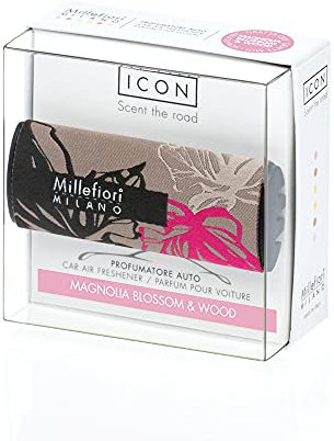 Millefiori 16CAR74 Textile Floral Autoduft, Kunststoff, Mehrfarbig, 6,4cm