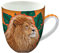 Animug - Lion from Deluxebase. 450ml Large Ceramic Mug. Lion Mugs That are Great additions as Large Coffee Mugs or as a Gift for Big cat Lovers.