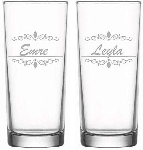 Raki Gläser mit Gravur Glas Raki Bardagi Bardak Rakigläser mit Name Isim isimli Sevgiliye Hediye