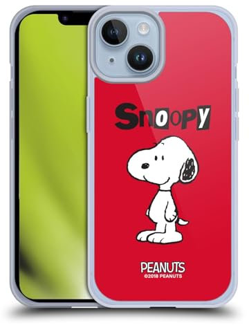 Head Case Designs Licenciado Oficialmente Peanuts Snoopy Personajes Caso Funda de Gel Suave Compatible con Apple iPhone 14