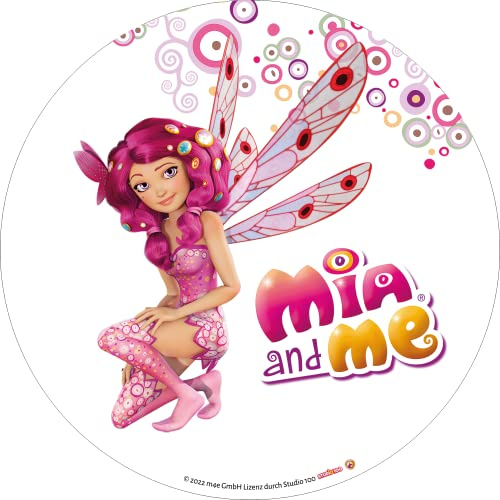 Tortenbild Mia and Me Mia weiß 16 - 38 cm Rund (28 cm)