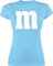 Shirt Damen - Karneval Fasching - Gruppen M und M Aufdruck I M&M Kostüm Gruppe I MundM & M I MM I Fastnacht I Fasnacht I Fasnet - L - Hellblau - Partnerlook pärchen t-Shirt Faschings Tshirt