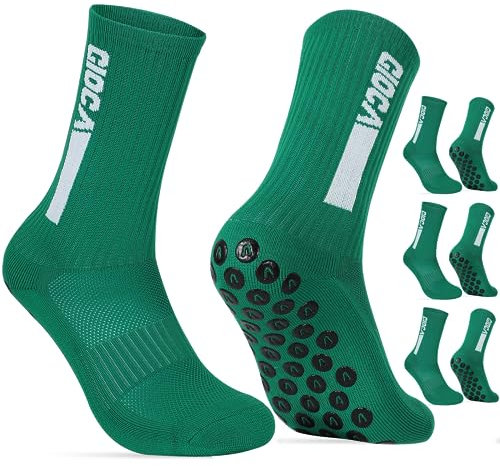 Fußballsocken 3 paar Fußball Socken Unisex Socken | Anti-Rutsch-Design | Universal-Maßstab 38-45 | 75% Baumwolle | Stutzen Fussball Herren, Tape Design Fussballsocken Männer