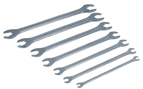 Laser 8521 Ultra Thin Ratcheting Action Spanner Set 7pc
