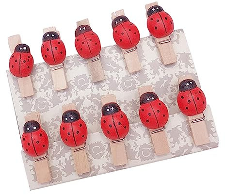 Cabilock 100pièces Lot de Pinces à Linge Bois Naturel Mini Pinces pour Suspension De Photos Décoration Et Activités Manuelles