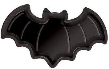 YTFSKFUI Halloween Plates, Black Halloween Candy Bowl, Bats Shaped Halloween Bowl for Sweets, Cute Halloween Sweet Bowl for Haunted House Thanksgiving Christmas Party Decor Supplies