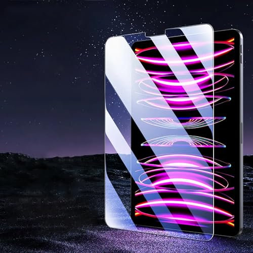 flowshow Screen Protector Compatible for iPad 9th 8th 7th Generation 10.2-inch 2021/2020/2018 Tempered Glass Film Ultra Clear Anti Blue Light Anti-Glare (Anti Blue Light (2 Pack))