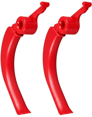 Ersatzgriff für Bosch ROTAK 320, 340, 32, 34, 36, 37, 1000, 1400 für Bosch ALR 900, ARM 3200 Akku-Rasenmäher, Rot, 2 Stück