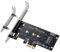 M.2 PCIe zu PCIe 3.0 x1 NVMe Controller Erweiterungskarte für M-Key M.2 SSD 2280/2260/2242/2230 Riser Card, unterstützt M2 NGFF PCI-e 3.0, 2.0,1.0