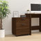 Mobiler Aktenschrank mit Rollen Braun Eichen-Optik 45x38x54 cm, kangmusi817137