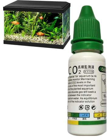 Aquatics Co2 Drop Checker-Lösung,Aquarium-Test-CO2-Kit - Schnellstes Aquarium-Testkit, Wasser-CO2-Checker für Aquarium, Tanktest, Aquariumzubehör