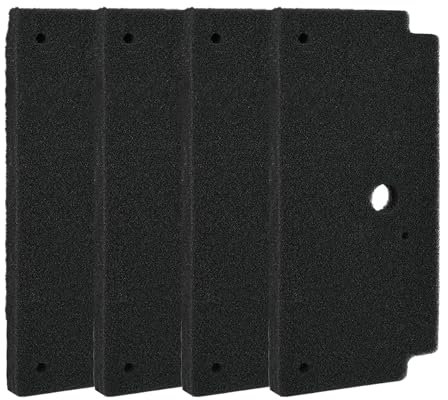 Fleymu 4 Pièces 12022801 Filtre Sèche Linge pour Sèche-Linge à Pompe à Chaleur Bosch Siemens, 292 x 142 x 19mm Filtre éponge Filtre Tapis Condenseur Filtres pour Sèche-Linge à Pompe à Chaleur (191)