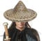 Kalastussaari Bambushut 14 Zoll breiter Krempe Traditioneller chinesischer Hut natürlicher rustikaler asiatischer Hut für Bauer, Fischer Cosplay -Hut für Samurai, Swordman, Stage Asian Hut