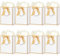 BBLIKE Geschenktüten Geschenktüte mit Henkel - 8 Geschenktasche + 8 Grußkarten + 10 Sydney Paper, Geschenktaschen, Geschenkverpackung für Geburtstag, Geschenk, Feier, Hochzeit Goldener Rand