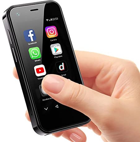 ZOKOE Mini Smartphone Kids Mobile Phone 2.5 inch screen Android 9.0 Quad Core 2GB RAM 16GB ROM 5.0MP No Contract Mobile Phone (Black)