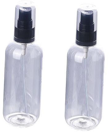 DRESSOOS 5pcs Spray Bottles Plastic Empty Misting Spray Bottles Fine Mist Cap Reusable and Leakproof for Outdoor and Travel