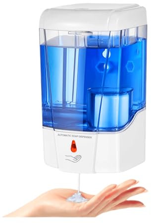Nydunce Dispenser Sapone Automatico Per Cucina, Bagno, Hotel, Capacità 700 ml, Utilizzo Del Sensore A Infrarossi
