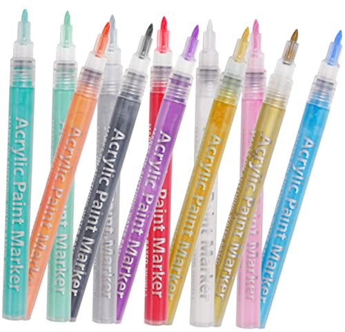 EXQUIMEUBLE 12pcs Nail Art Pens Graffiti Painting Tools for Nail Designs and Manicure Application for Art