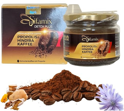 Caffè Detox con Cicoria e Propoli -Dimagrante | Caffè Naturale Premium | Supporta la Perdita di Peso | Sano e 100% Naturale | Aumenta l’Energia | Favorisce la Digestione e la Detossificazione