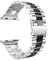 LPMPCZKZGF Correa de acero inoxidable Compatible for Apple Watch 7 SE 6 5 4 40mm 44mm 41mm banda de 45 mm Pulsera de enlace de metal compatible for iWatch 3 42mm 38mm Accesorios Watch strap(Silver-bla