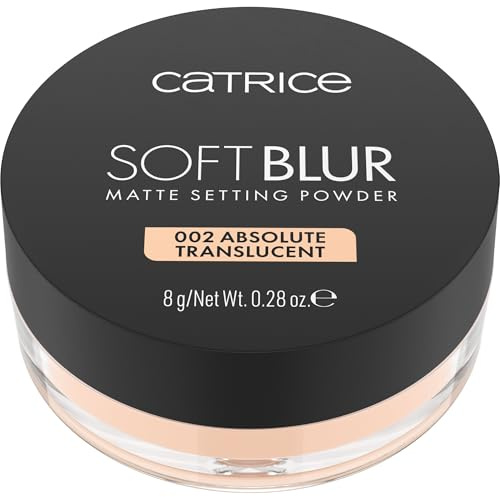 Catrice Soft Blur Matte Setting Powder, longlasting, mattifying, pore refining, natural, translucent (8g)