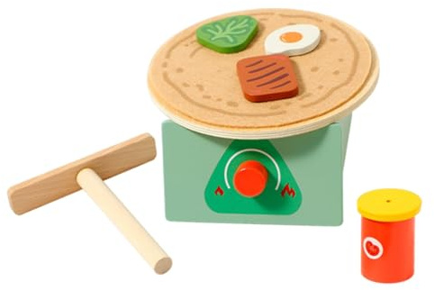 Harilla Spielzeug-Pfannkuchen-Set aus – Spielküchen-Set für fantasievolles und lehrreiches Spielen für ab 3 Jahren – Geschenkidee