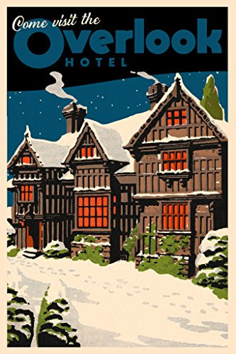 Poster Foundry - Come Visit The Overlook Hotel, Vintage Wanddekoration, Kunstdruck, 30,5 x 45,7 cm