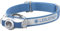Ledlenser Outdoor Adventure MH5 - Linterna Frontal Recargable (400 lúmenes), Color Azul y Blanco, 1 tamaño