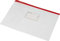 Dokumententasche/Geldtasche A4 mit Reißverschluß bis 120 Blatt (rot, A4)