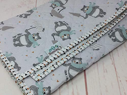 Babydecke KLEINER EISBÄR Leichte Decke in 2 Größen KRABBELDECKE