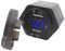 2.1A +2.1A Dual Motorcycle Hella (DIN) Socket to USB Adaptor (Mini) mit Voltmeter 12V, kompatibel mit BMW Motorrädern USB-Zigarettenanzünder-Adapter EU Stecker (Blau)