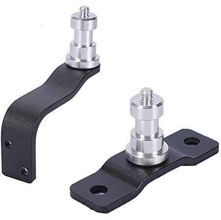 Wall Ceiling Mount 2 Pack Table Light Bracket 5/8 Stud with 1/4 Thread for Photo Studio Video Flash Lighting, Camera Gear Photography