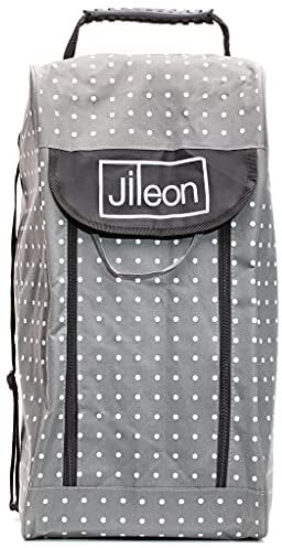 Wellington Boot Bag - Keep Hallway or Car Boot Tidy with Large Jileon Welly Bag (Grey Spot)