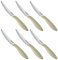 Tescoma Presto Coltello Bistecca, 6 Pezzi, Acciaio Inossidabile, Beige, 12 cm