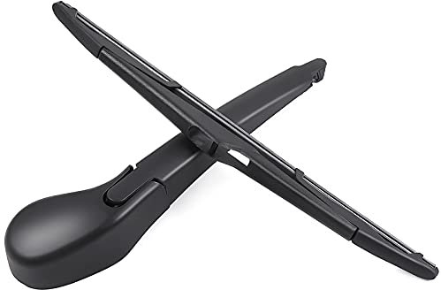 ZOFFI Heckscheibenwischer + Heckwischerarm Ersatz für Ford Focus MK2 2007-2015, Scheibenwischer Hiten mit natürlichen Gummi Wischblätter