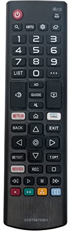 VINABTY AKB75675301 AKB75675311 telecomando sostituito compatibile con LG LED HDR TV 75UM7110PLB 49UM7400PLB 75UM7000PLA 70UM7100PLA 43LM6300PLA 32LM630BPLA 32LM6300PLA 65UM7400PLB
