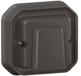 sortie de cable - avec serre cable - anthracite - encastré - legrand plexo 069878l