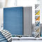 Homland Plissee ohne Bohren Verdunklung Klemmfix,Blau B90 x H130 cm, Plissee 100% Verdunkelnd & lichtundurchlässig, Plisseerollo für Fenster & Tür