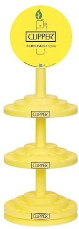 Weedness Clipper Karussell Display Ständer - Limited Clipper Gas Feuerzeug Bong Feuerzeug Pfeifen Einweg