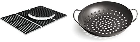 Enders® SWITCH GRID Rost-in-Rost System, Gusseisen, für Enders® Gasgrill Chicago 3-Brenner, Grill-Zubehör & GEMÜSEPFANNE Grill-Zubehör 8790, BBQ Gourmet, für Gemüse, Salat, Fisch, Pfanne, beschichtet