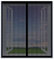 Insektenschutz Für Fenster 135 x 65 cm Insektenschutzgitter In Verschiedenen Größen Auswählbar Magnet Fliegengitter Für Alle Universalfenster, Schwarz