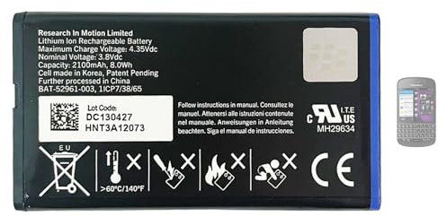 Aousavo BAT-52961-003 - Batteria di ricambio compatibile con BlackBerry Q10 Q 10 NX1 N-X1 NX-1