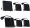 MKBKLLJY 5 Pcs 4 AA Battery Holder, USB Female Socket, 4 x 1.5V AA Battery Box Holder with Cover (Batteries are not included), ON/OFF Switch, screw,for Arduino RC LED Strip