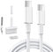 Adhiper USB C a USB C Cable de carga de 240W Cable de 48V/5A Cable de carga USB C PD3.1 para 15/15 Pro Max, para MacBook Pro/Air, Galaxy S23 S22 S21+, Huawei Matebook 14/Mate 30, etc. (1M/Blanco)