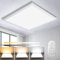 Omdekor Deckenleuchte LED Dimmbare, Deckenlampe LED Panel 45x45 CM, 28W Quadrt Deckenlampe für Küche Badezimmer Wohnzimmer Keller Flur Balkon Schlafzimmer, 2700K-6500K Deckenbeleuchtung Dimmbare