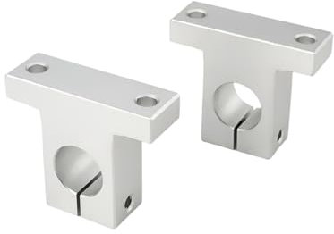 KGTCN Linear-Bewegungsschienen-Kugellager 2 Stück SK10 Linearwellen-Halterung Linearführung Wellenhalter Vertikaler optischer Achsenhalter, für 10 mm Durchmesser Schaft und 3D Drucker CNC
